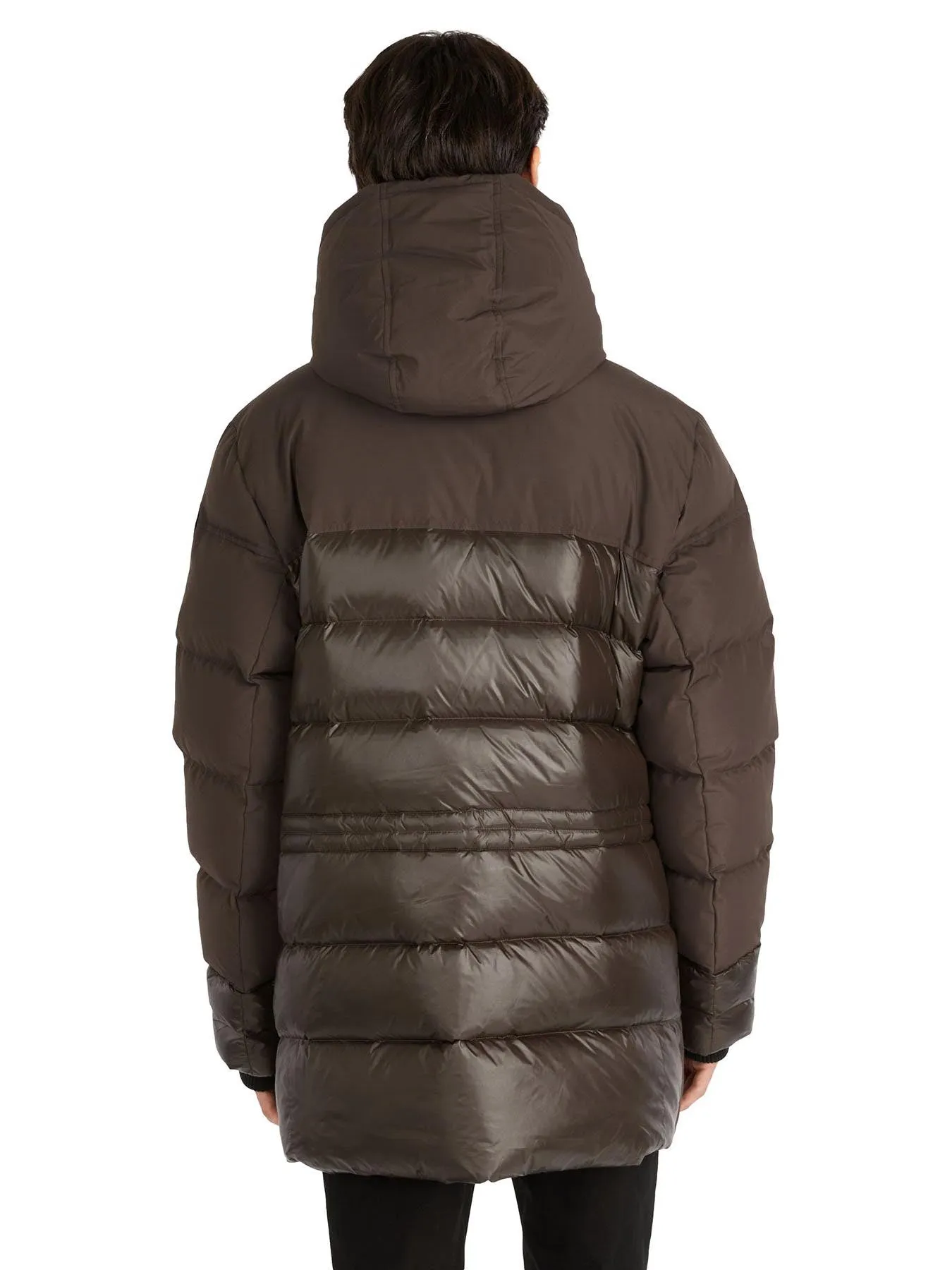 Alcott Men's Quilted Mixed-Media Parka