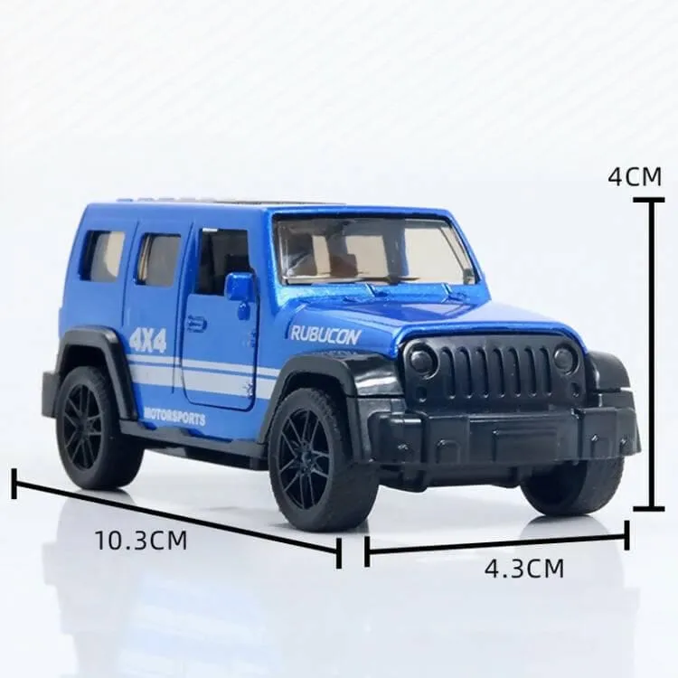 Alloy Car Model Off-road Car Two-door Pull-back Boy Car Toy