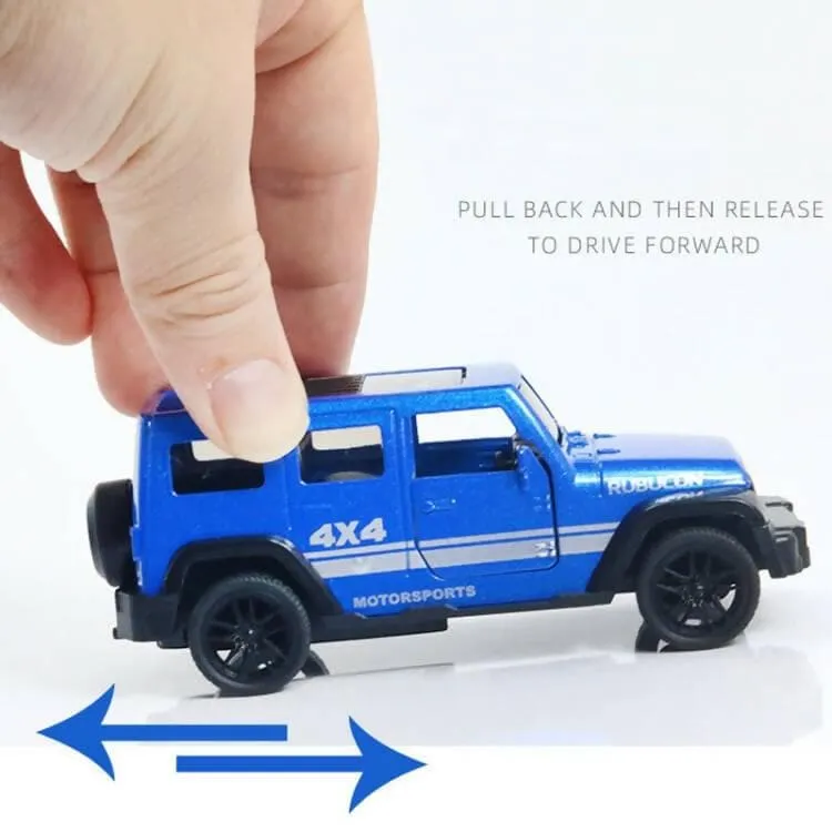 Alloy Car Model Off-road Car Two-door Pull-back Boy Car Toy