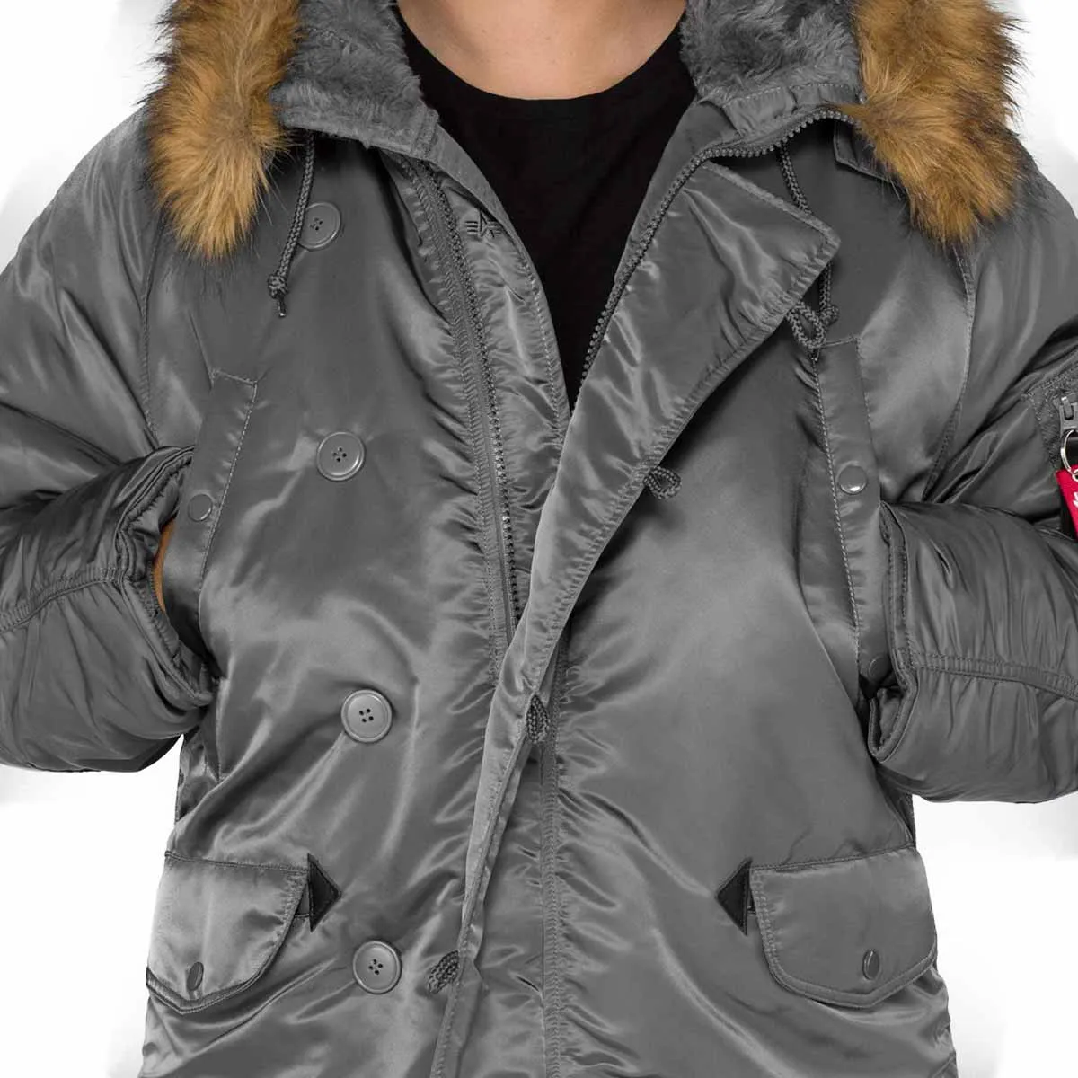 Alpha Industries N3B Hooded Parka Gunmetal Grey