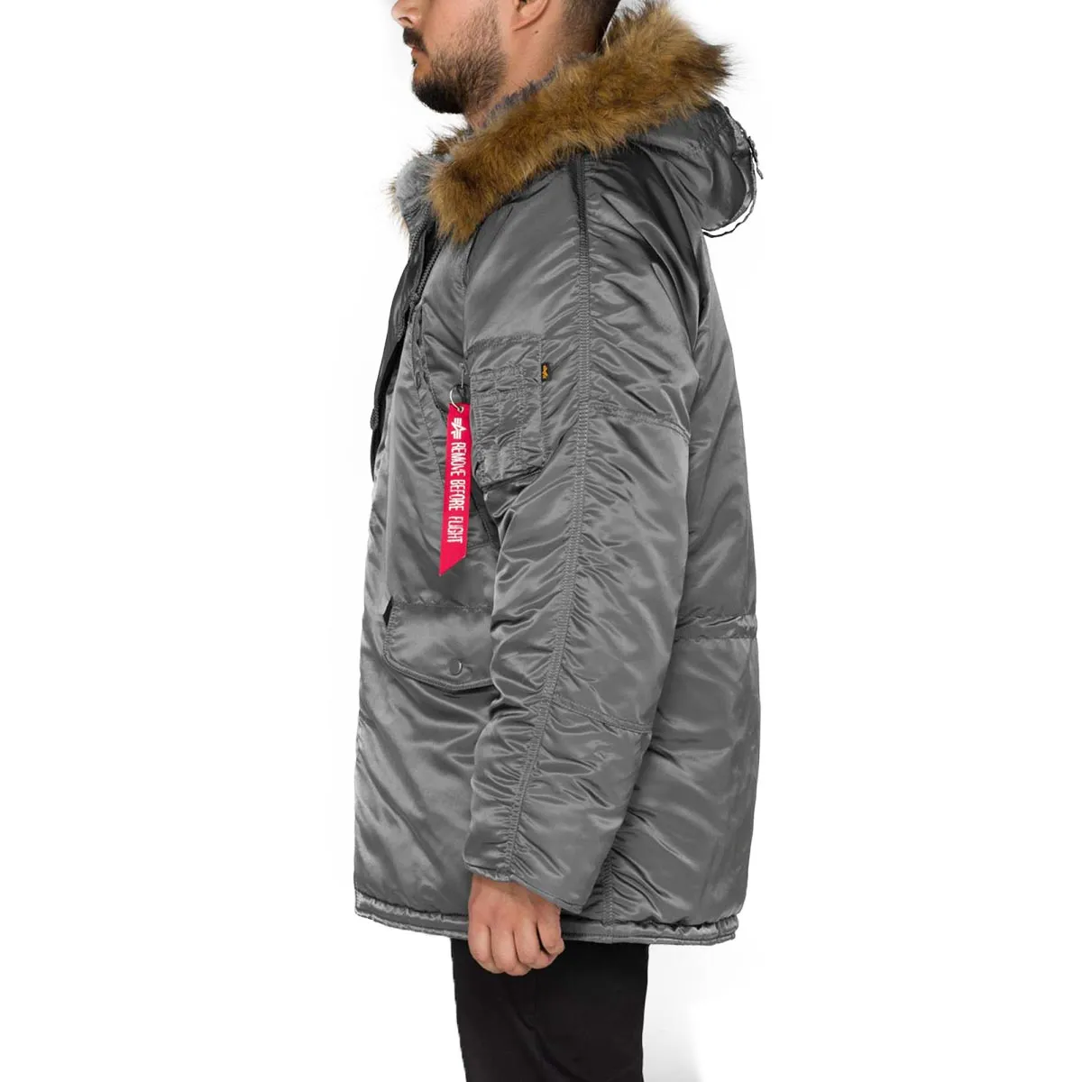 Alpha Industries N3B Hooded Parka Gunmetal Grey