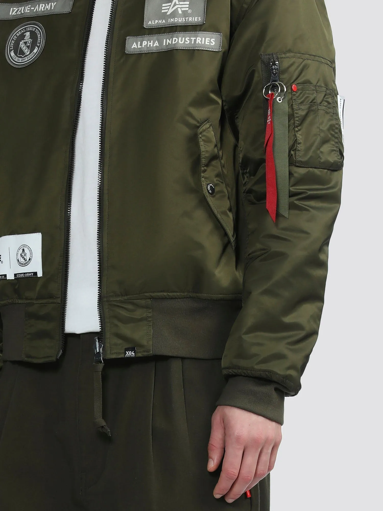 ALPHA X IZZUE MA-1 BOMBER JACKET