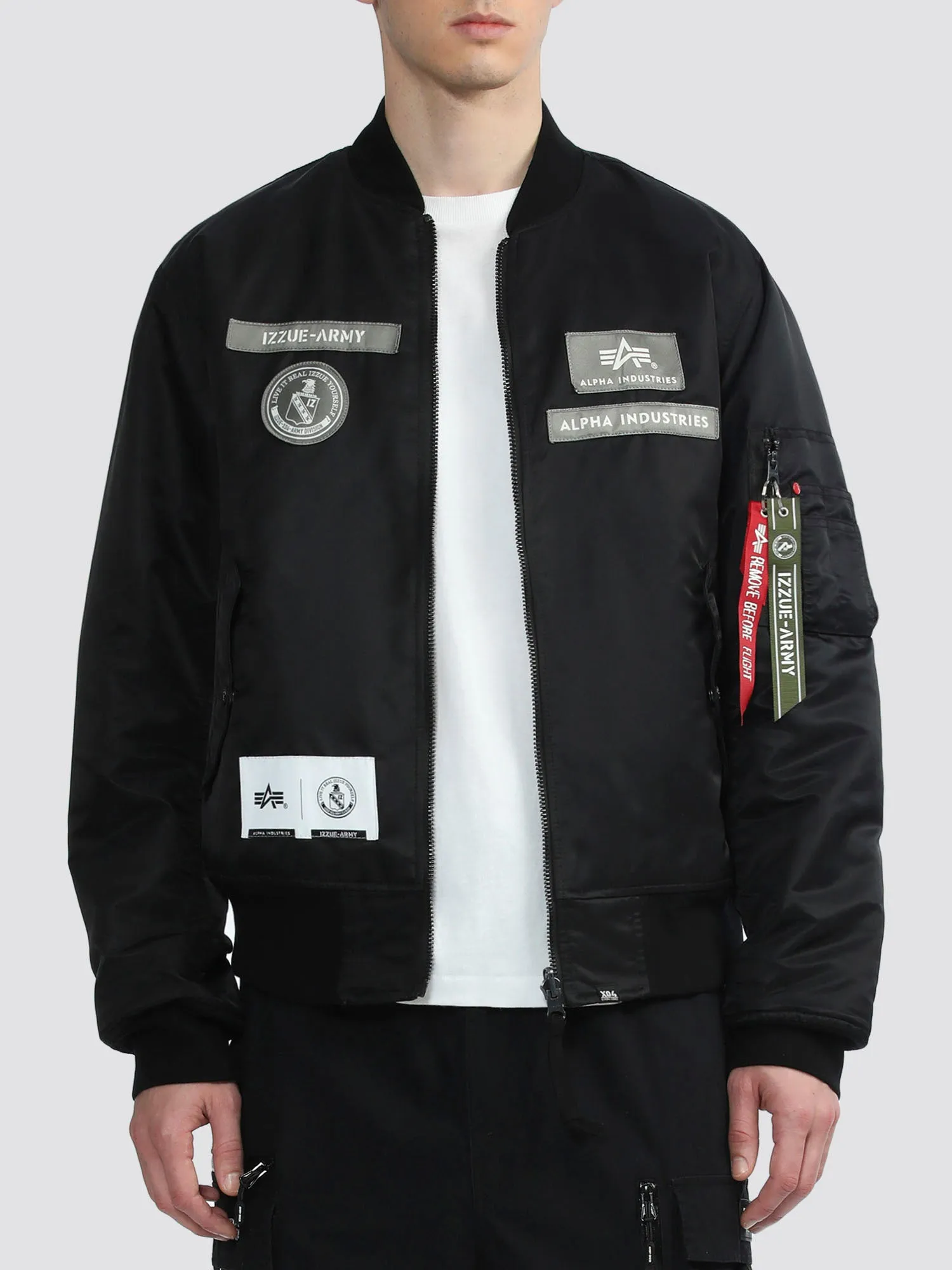 ALPHA X IZZUE MA-1 BOMBER JACKET