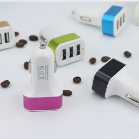 ALUMINUM CAR CHARGER (3USB)