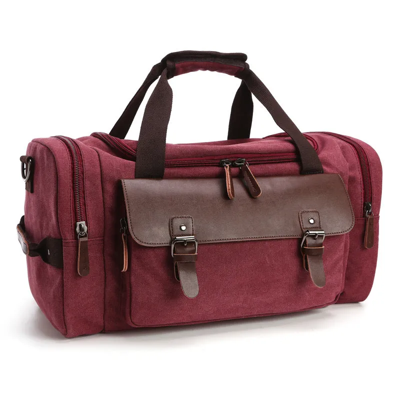 Amerigo Duffle Bag - Canvas & PU