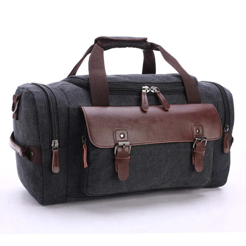 Amerigo Duffle Bag - Canvas & PU