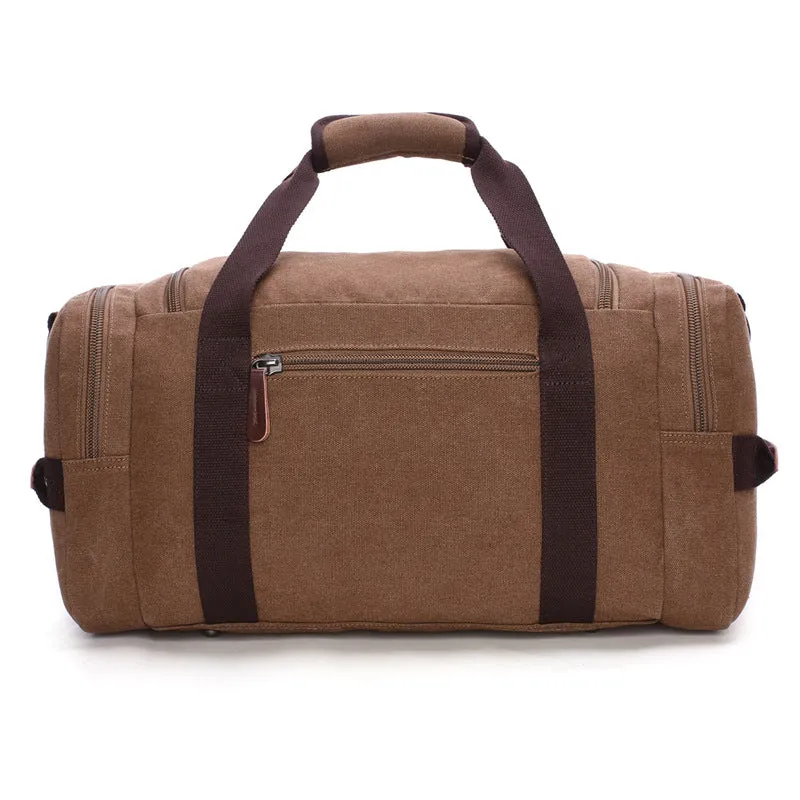 Amerigo Duffle Bag - Canvas & PU