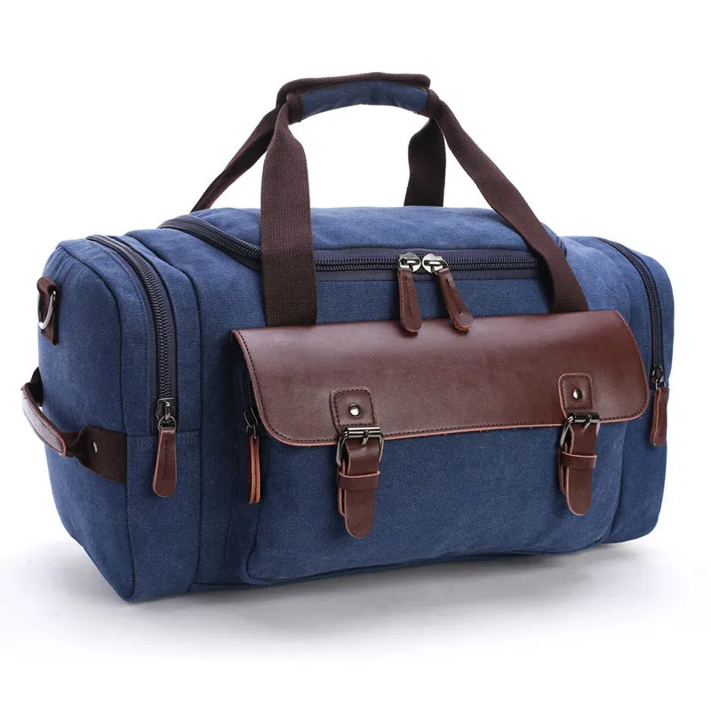 Amerigo Duffle Bag - Canvas & PU