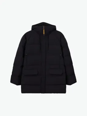 Aspesi Hooded Quilted Parka Navy