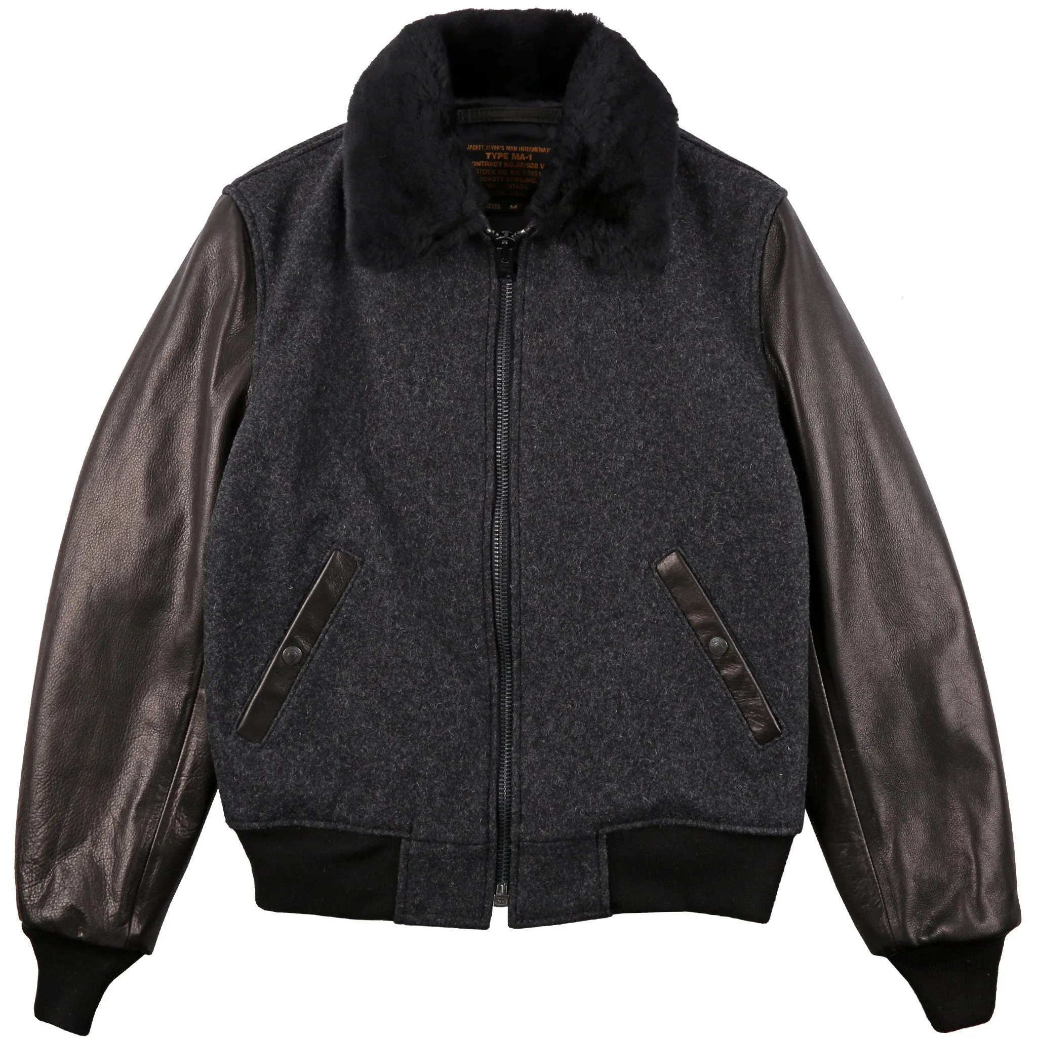 B-15 -  Bomber Jacket - Dark Grey