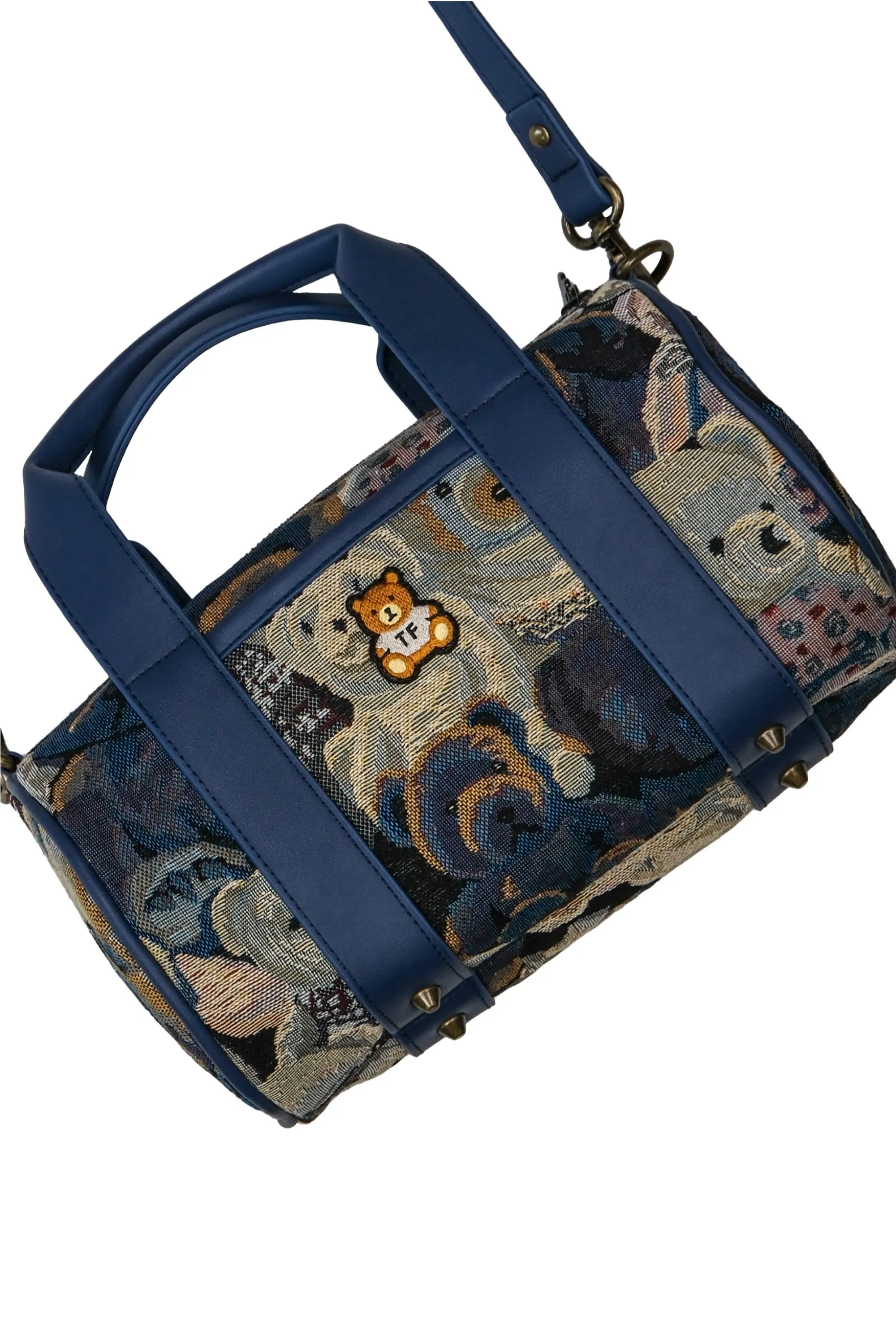 Bear Tapestry Mini Duffle