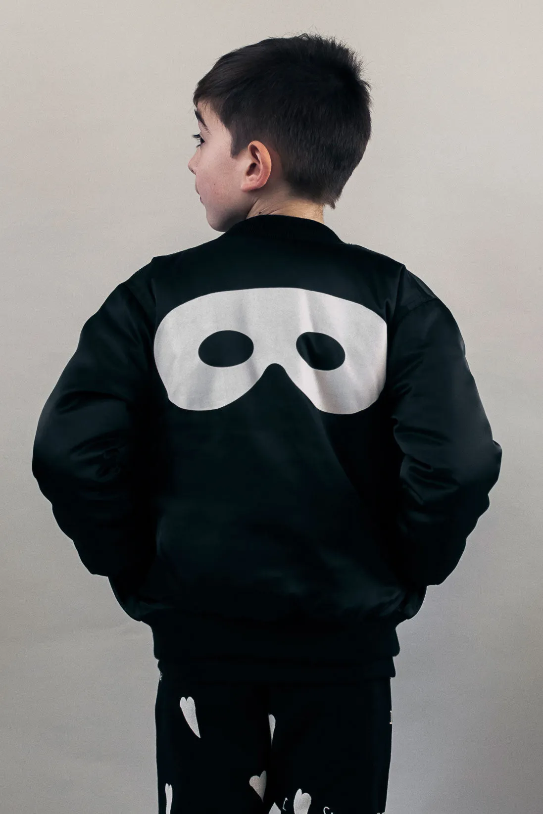 Beau Loves Masked Hero Bomber Kids Jacket