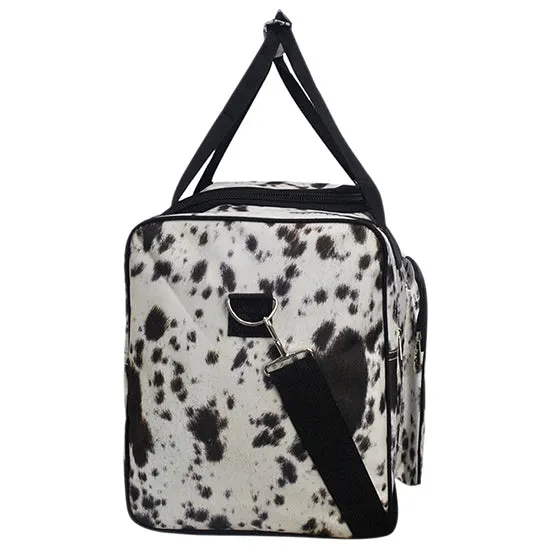 Black Cowhide NGIL Canvas 23" Duffle Bag