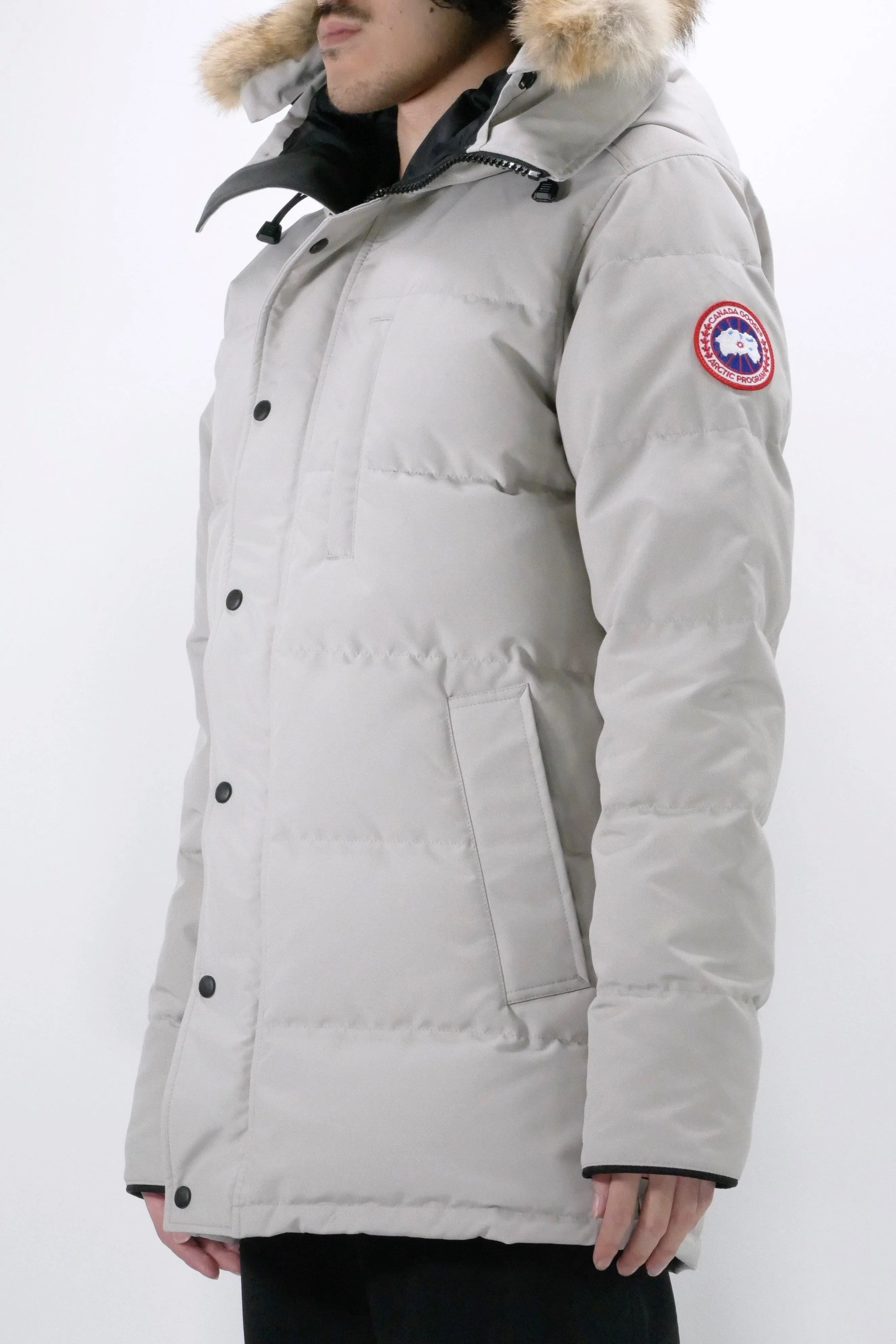 Canada Goose Mens Down *Parka Carson  - Limestone