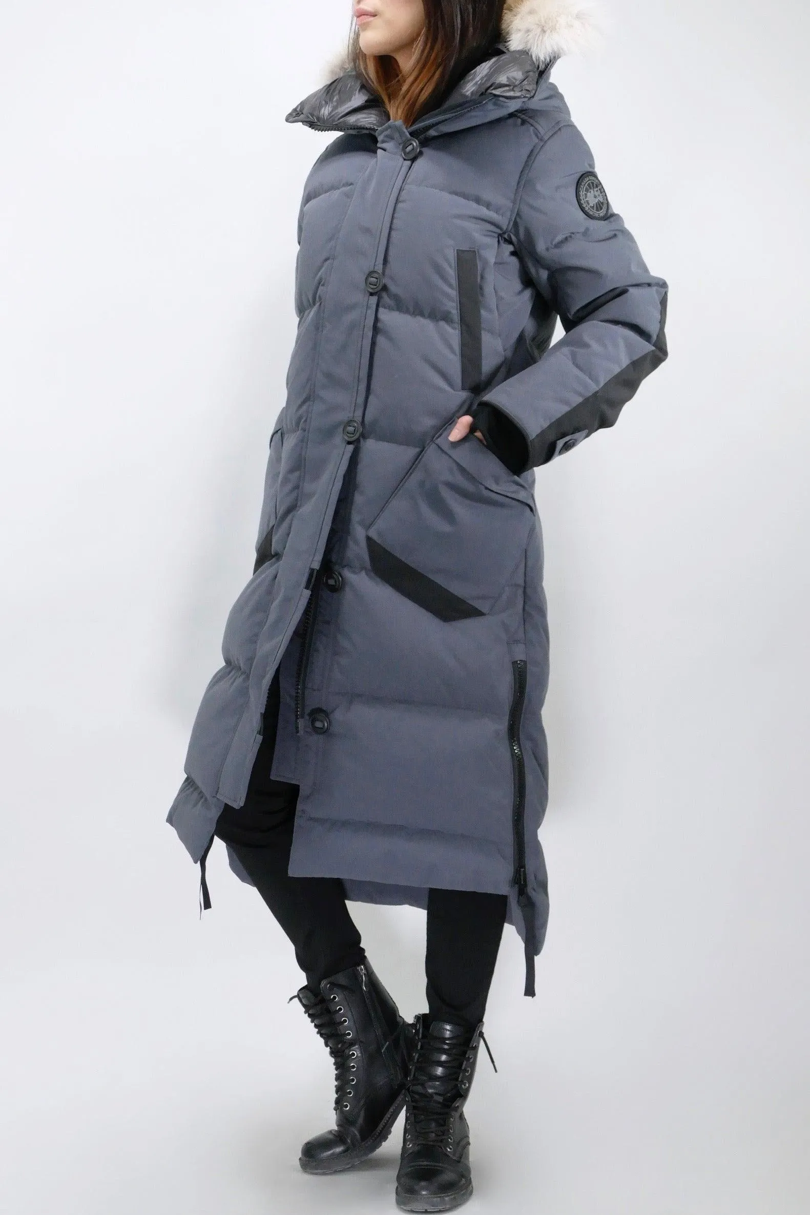 Canada Goose Womens *Parka Aldridge Black Label - Titanium