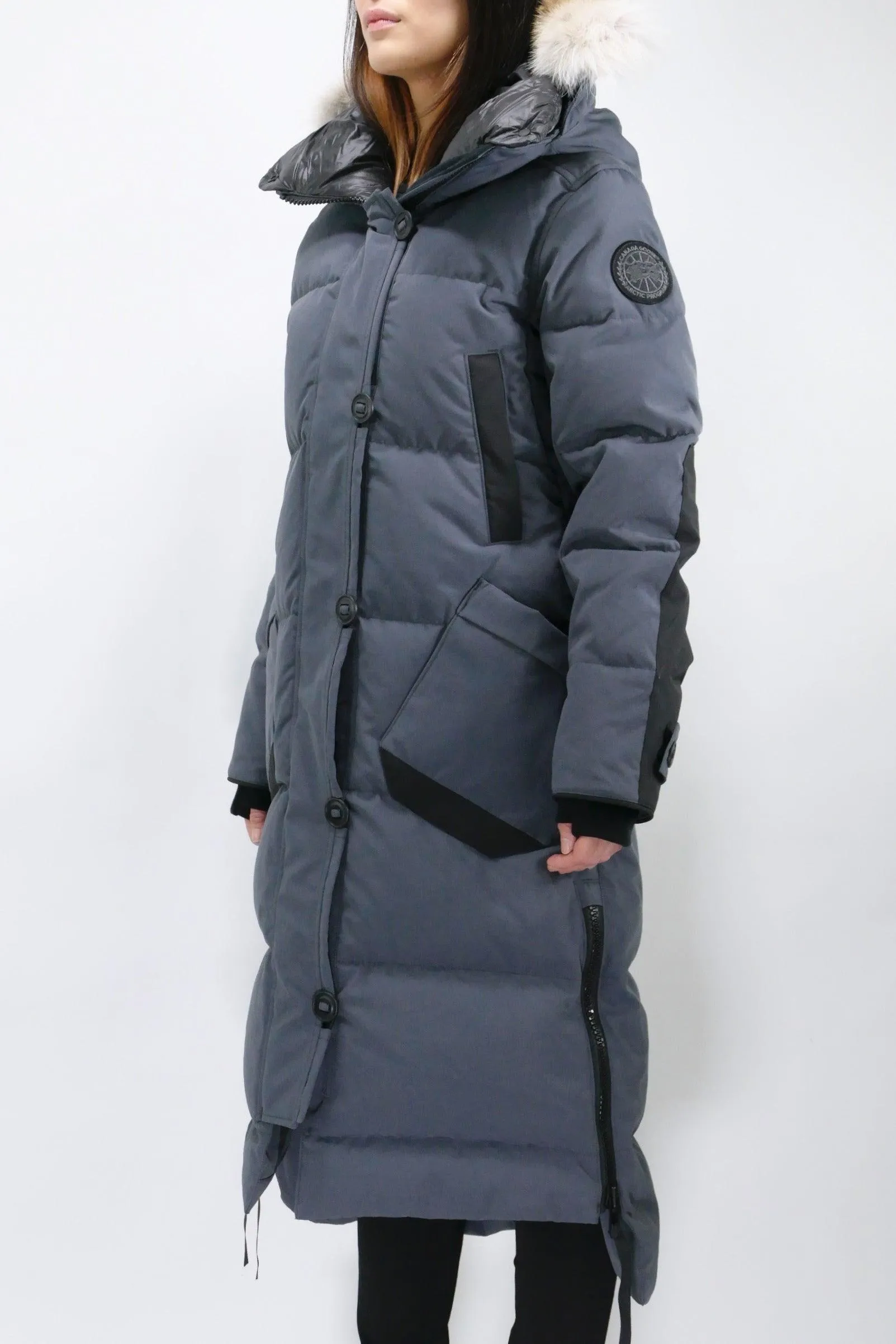 Canada Goose Womens *Parka Aldridge Black Label - Titanium