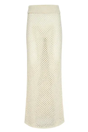 Cape May Skirt - Ivory Crochet