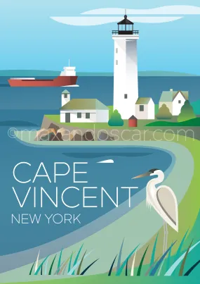 CAPE VINCENT PRINT