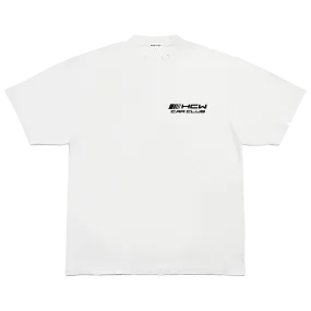 CAR CLUB TEE (WHITE)