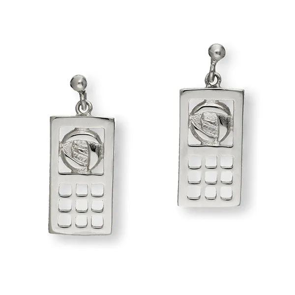 Charles Rennie Mackintosh Silver Earrings E476