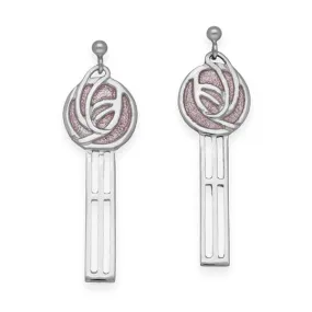 Charles Rennie Mackintosh Silver Earrings EE56