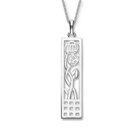 Charles Rennie Mackintosh Silver Pendant P214