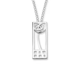 Charles Rennie Mackintosh Silver Pendant P270