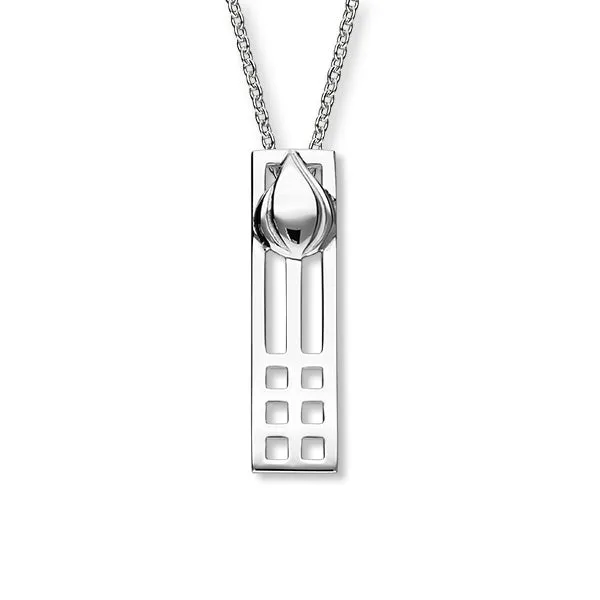 Charles Rennie Mackintosh Silver Pendant P271