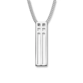 Charles Rennie Mackintosh Silver Pendant P275