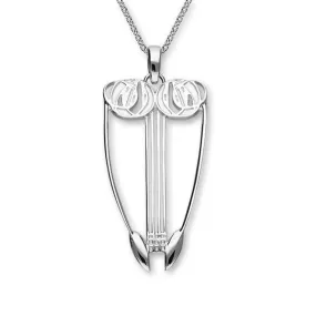 Charles Rennie Mackintosh Silver Pendant P965