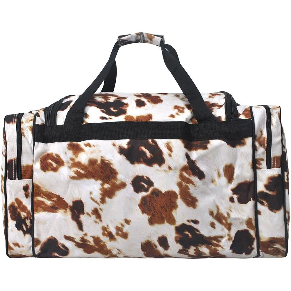 Cow Print NGIL Canvas 23" Duffle Bag