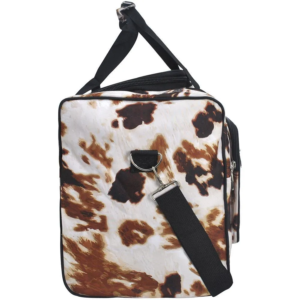 Cow Print NGIL Canvas 23" Duffle Bag