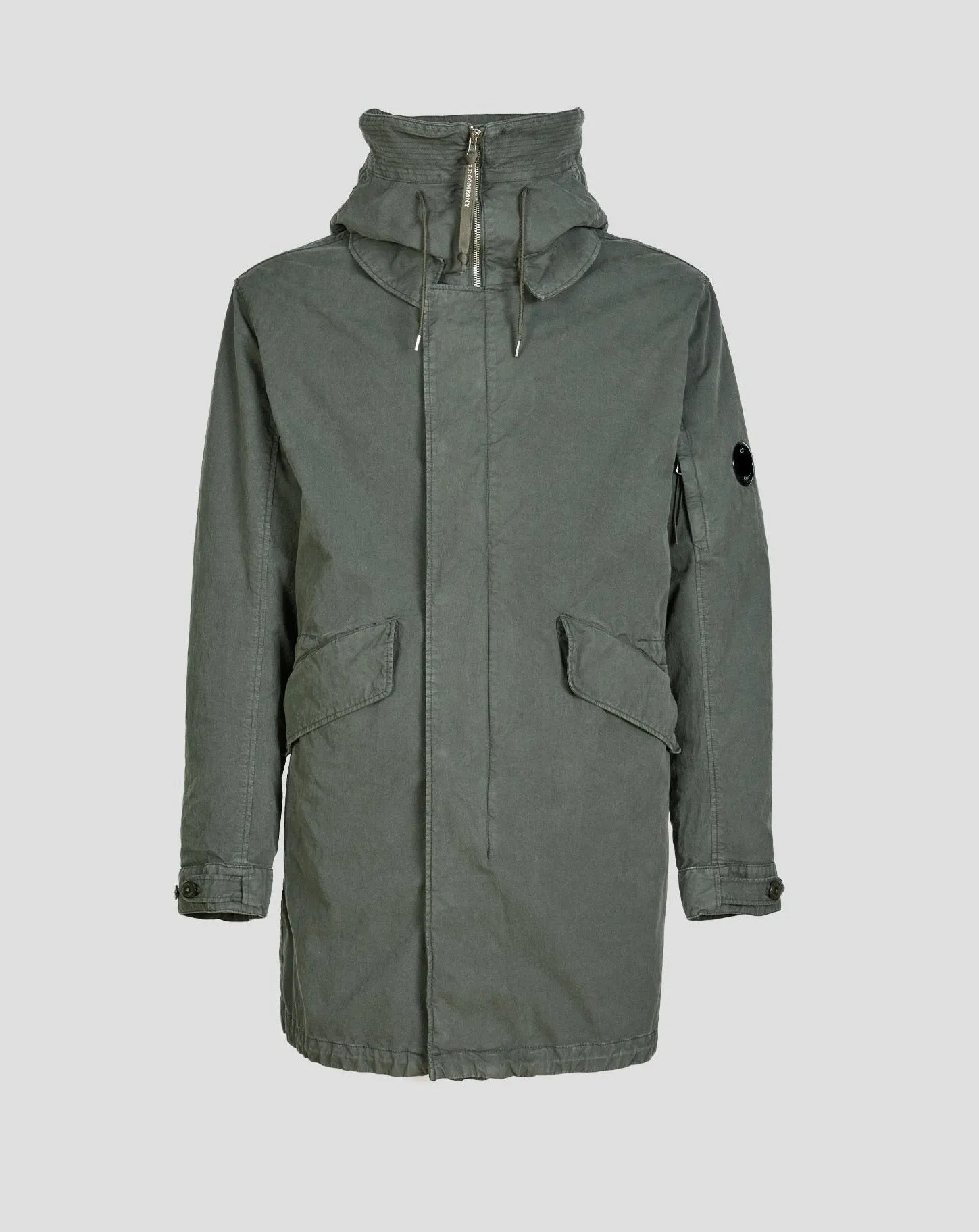 C.P. Company 50 Fili Rubber Parka / Thyme Green