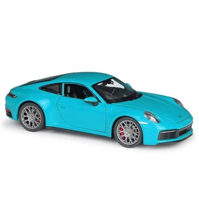 Diecast 1:24 Car Porsche 911 Carrera 4S Simulator Toy Sports Car Model Car Alloy Metal Toy Car For Childen Gift Collection