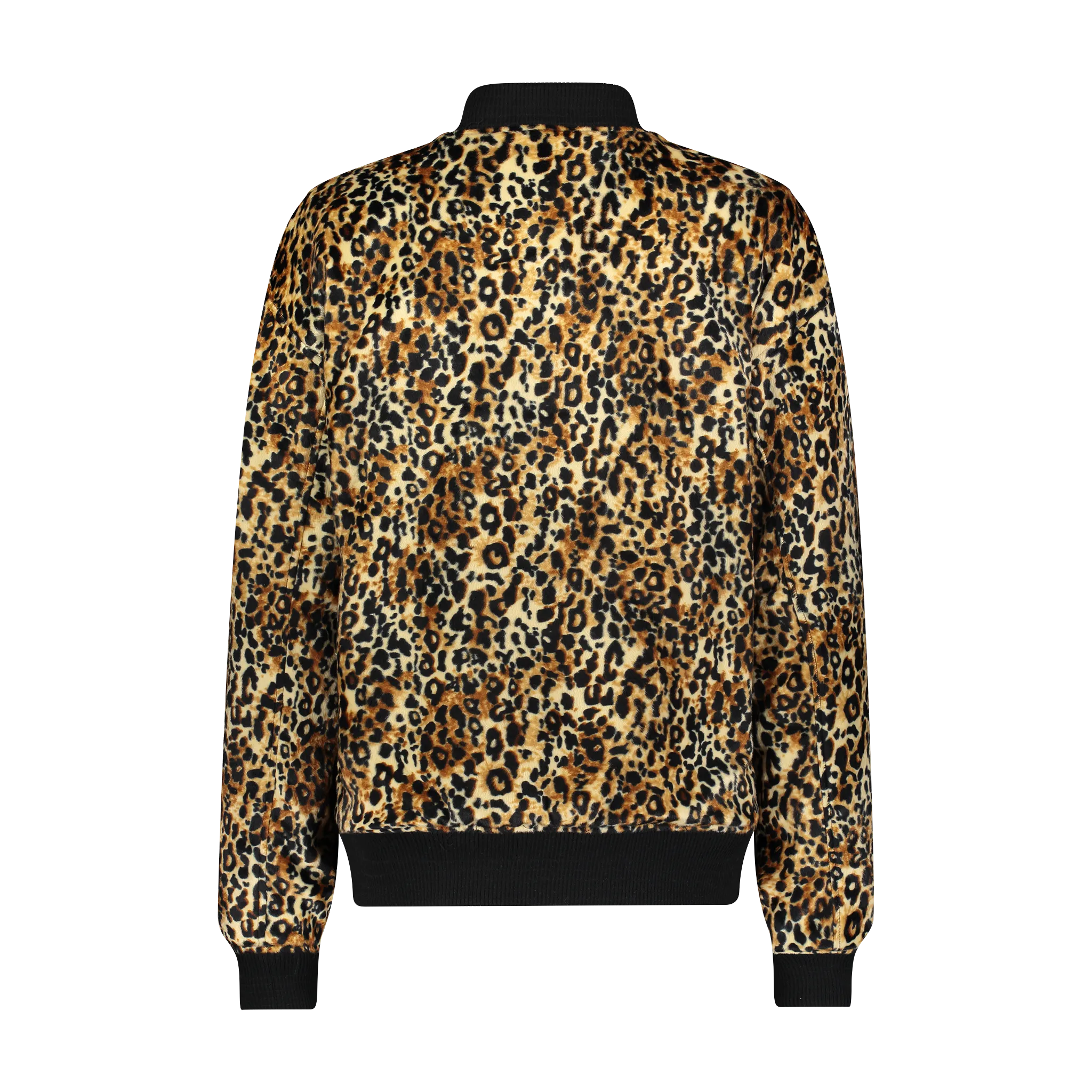 FACE OFF ANIMAL BOMBER BLACK/LEOPARD