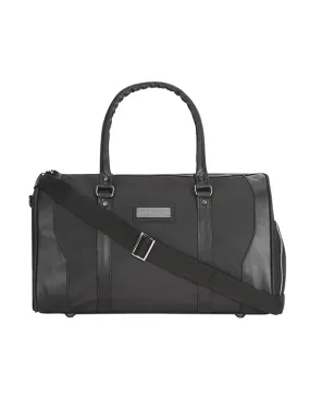 Faux Leather Duffle Bag