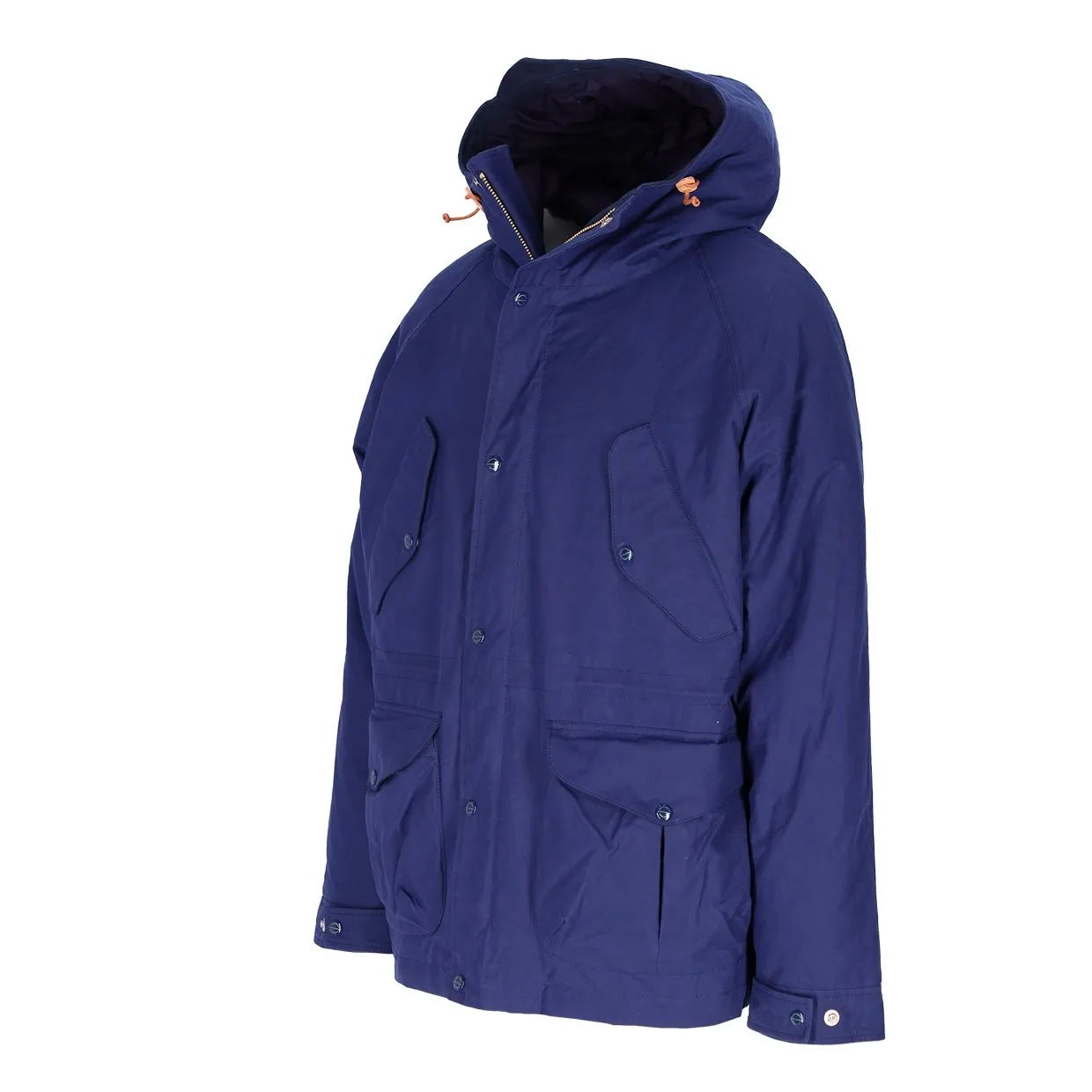 Giubbino Manifattura Ceccarelli Fisherman Parka Blu Navy