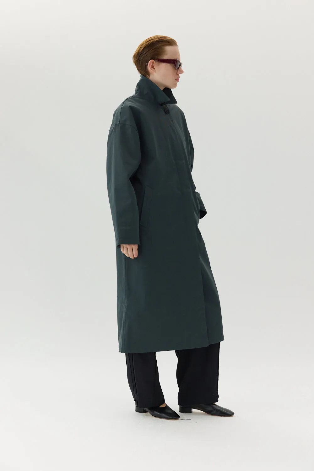 JANICE B NIN SPIN AW24 FOREST GREEN