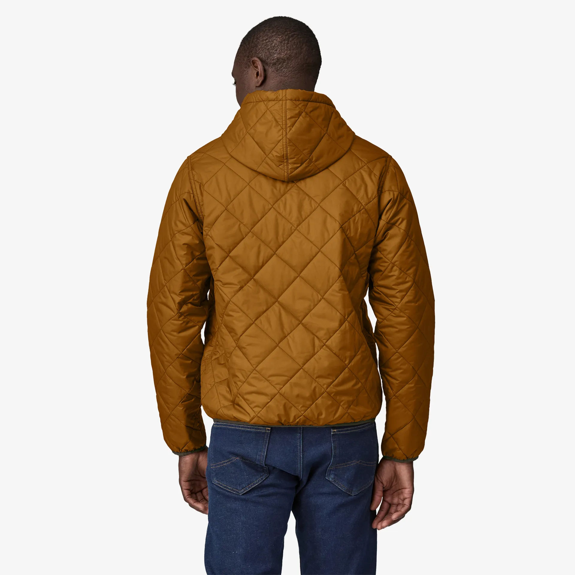 Men's Diamond Quilted Bomber Hoody