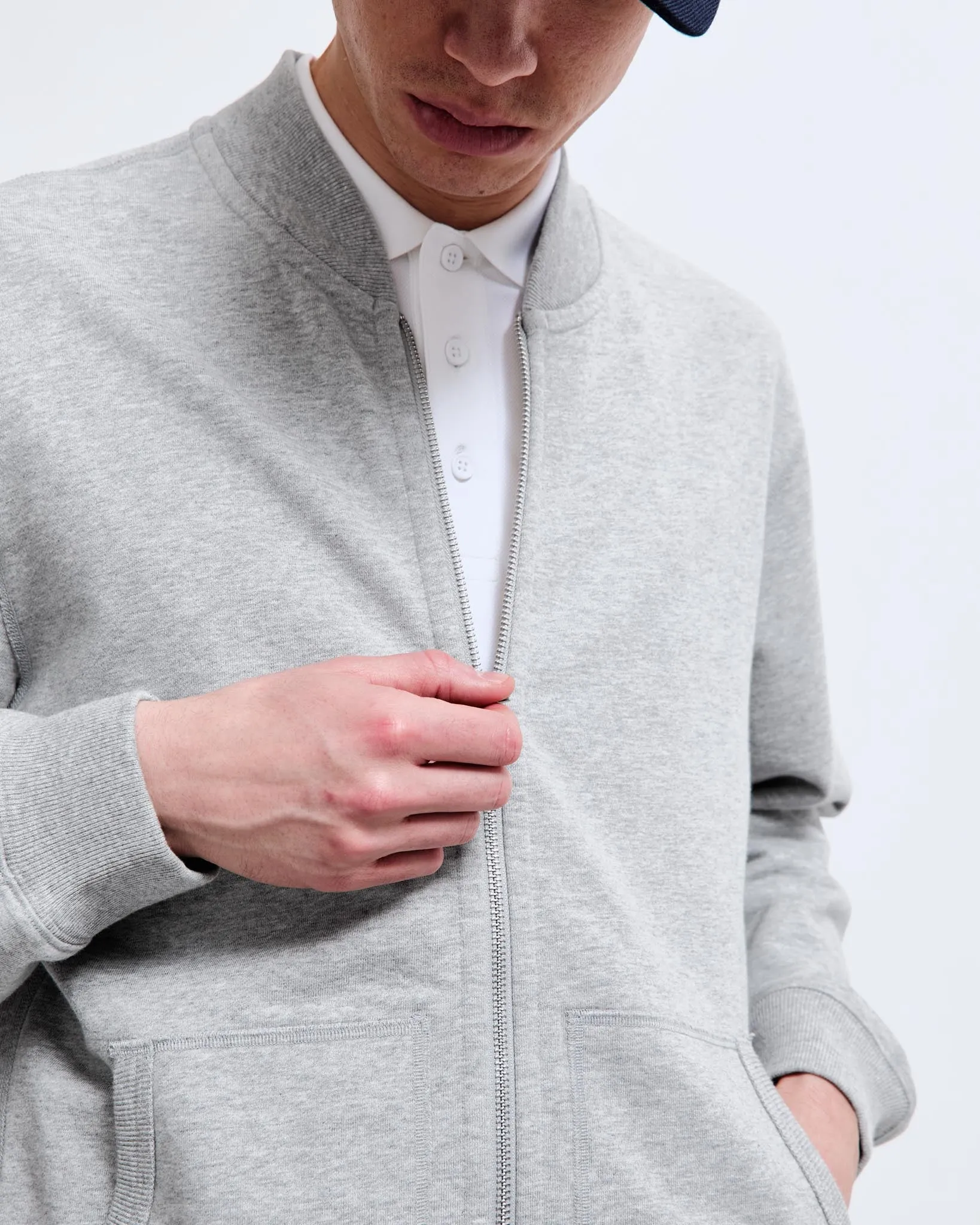 Midweight Terry Full Zip Bomber