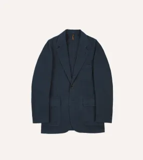 Navy Herringbone Cotton Games Blazer Mk. I