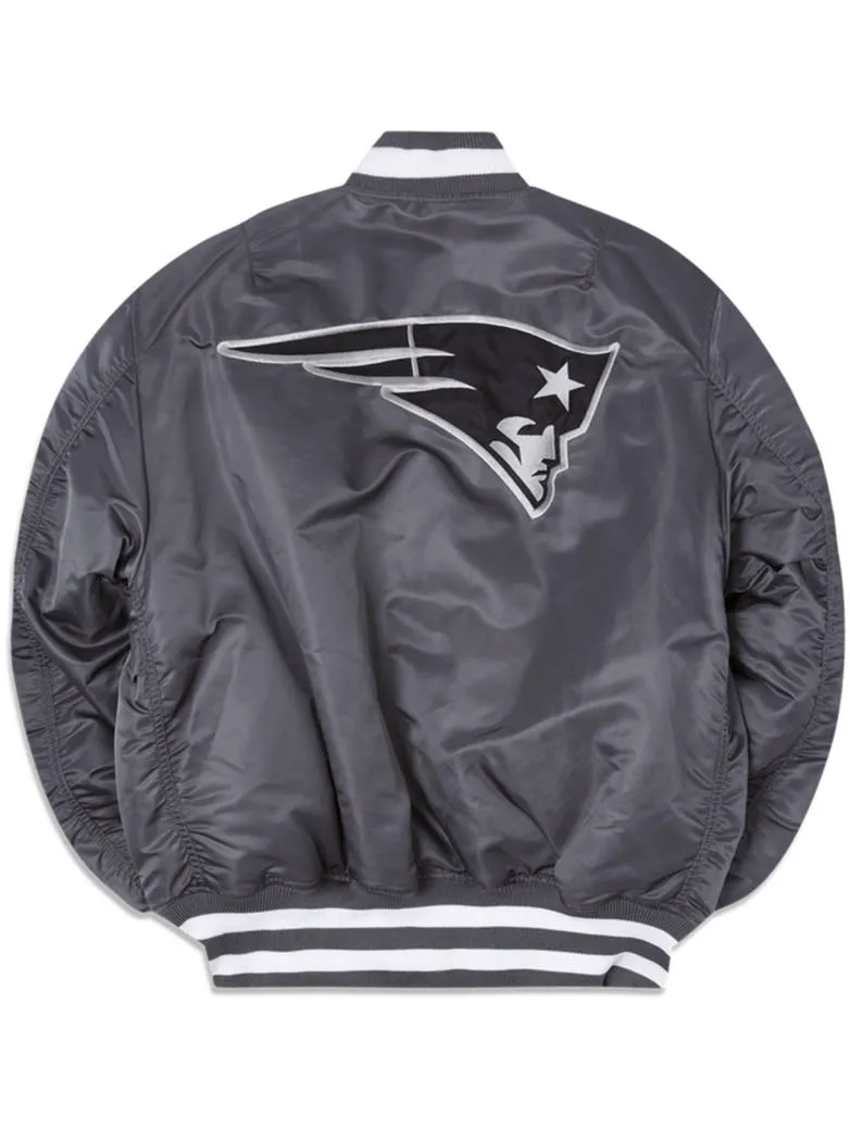 NEW ENGLAND PATRIOTS X ALPHA X NEW ERA MA-1 BOMBER JACKET