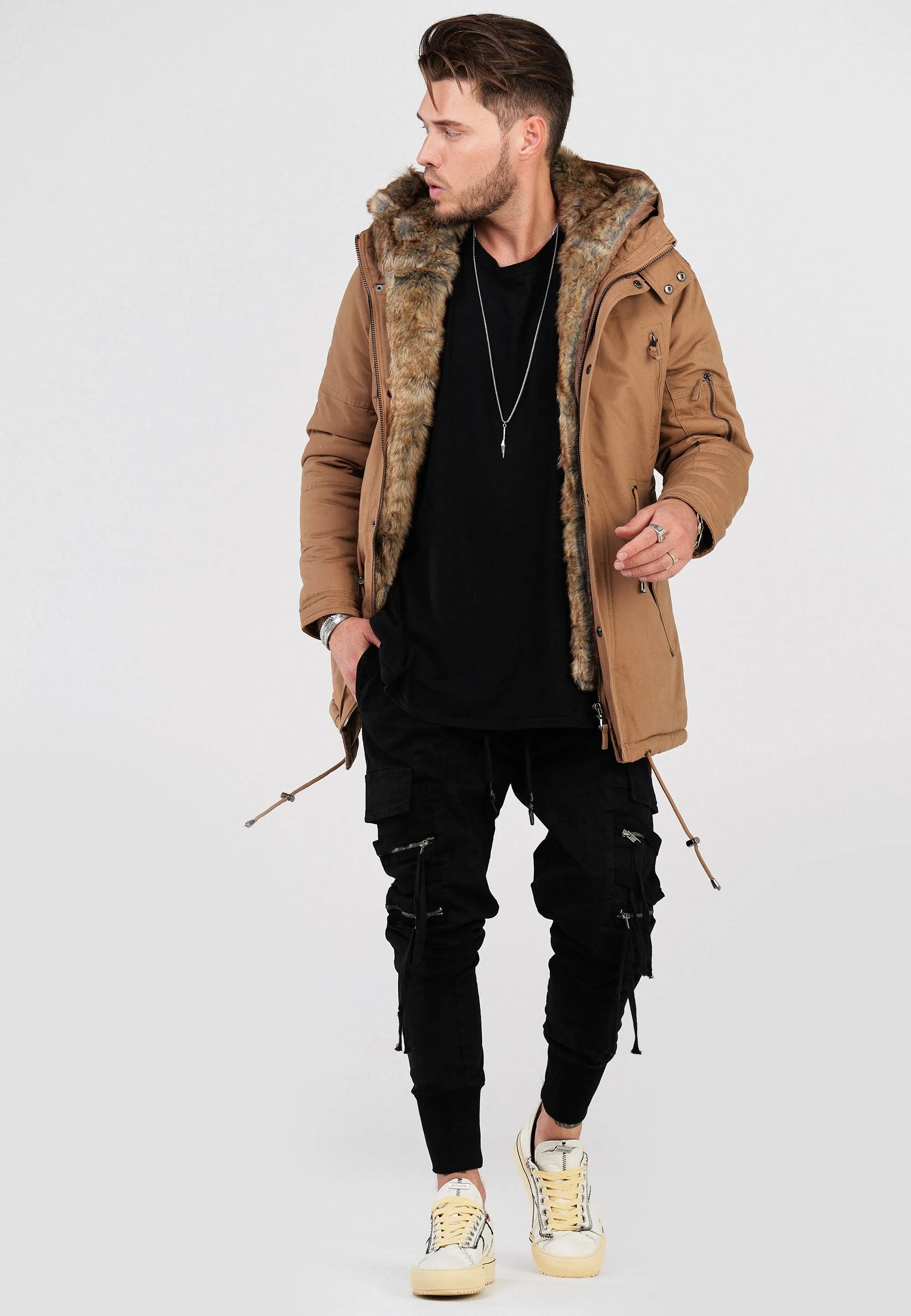 Parka Jacke Braun Tyler