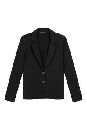 Repeat Cashmere Classic Sweatshirt Blazer in Black