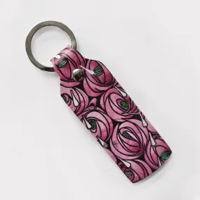 Rose and Teardrop Keyring