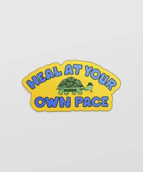 Slow and Steady Car Magnet