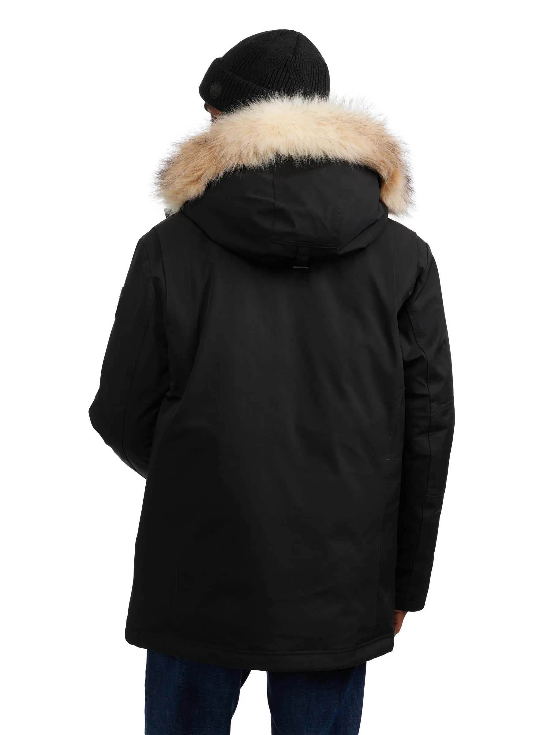 Soren Men's Parka w/Faux Fur Trim