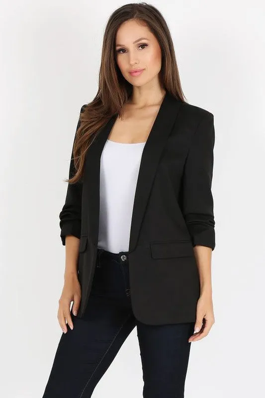 Timeless Beauty Blazer- Black