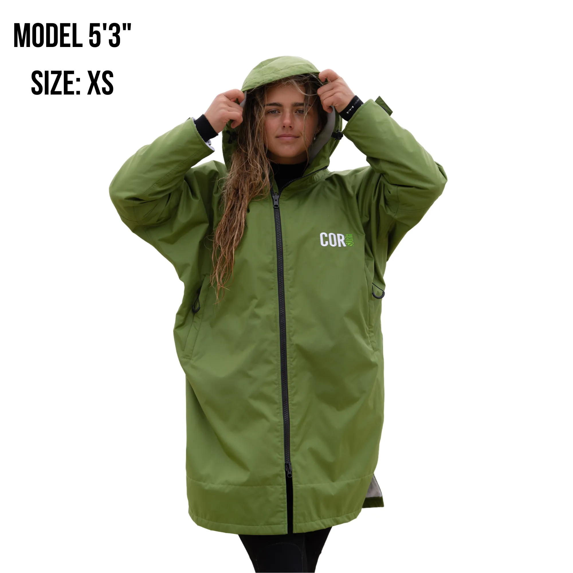 Waterproof Swim Parka (COR Green)