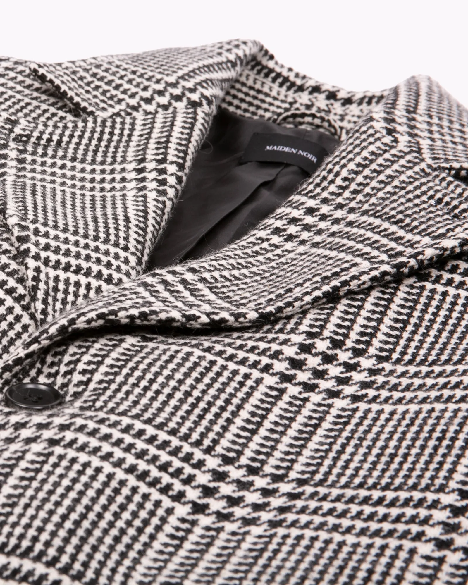 Wool Overcoat - Glen Plaid